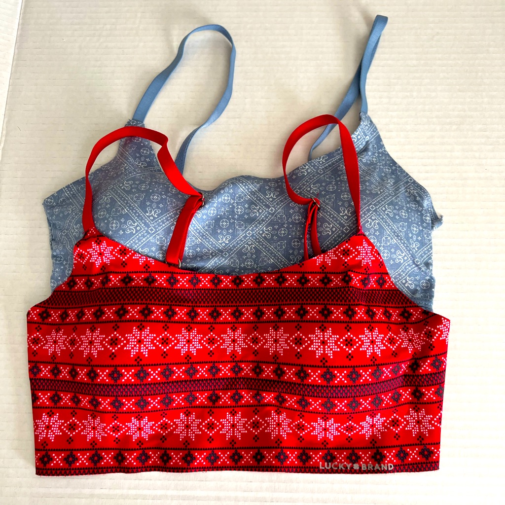 Lucky Brand 2 Bralettes